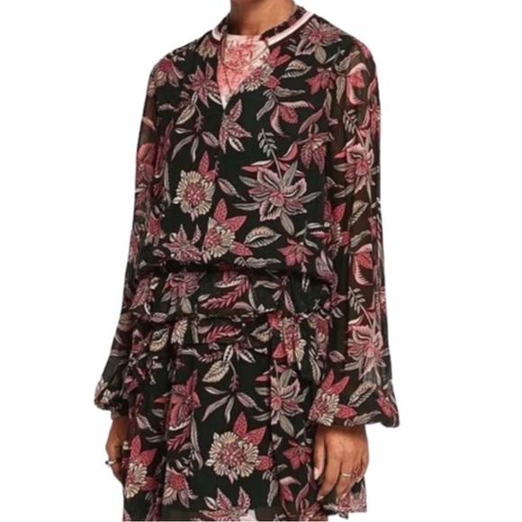 Scotch & Soda Floral Mini Dress. Size Large. - Picture 1 of 11